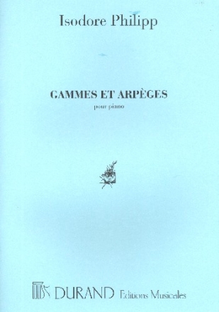 Gammes et arpges pour piano