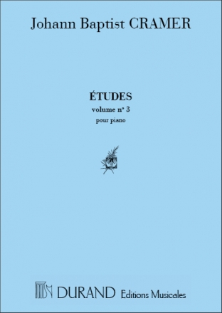 Cramer Etudes Volume 3 Piano Pianoforte