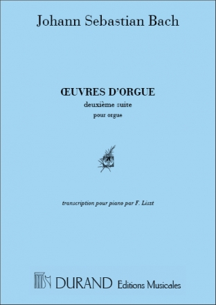 Oeuvres d'Orgue Vol.2 (Prude et Fugue) pour piano