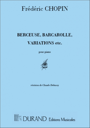 F. Chopin Berceuse Barcarola Variazioni Piano Piano