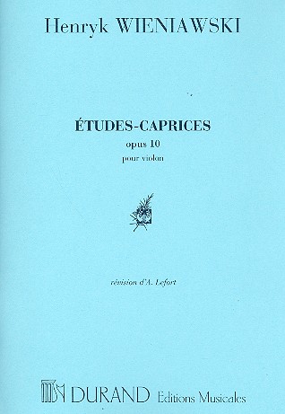 tudes-Caprices op.10 pour violon