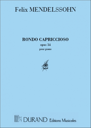 Mendelssohn  Rondo Capriccioso Piano (Fournir Dc09550 Vol2 Piano