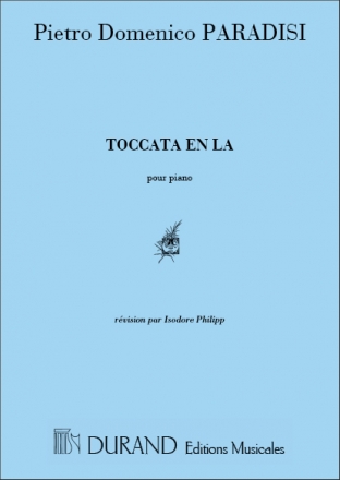 Paradisi Toccata En La Piano Piano