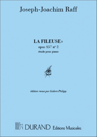 J. Raff La Fileuse, Etude Pour Piano Piano