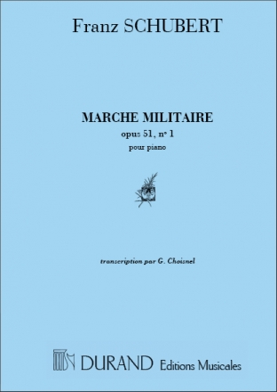 Marche Militaire op.51,1 pour piano