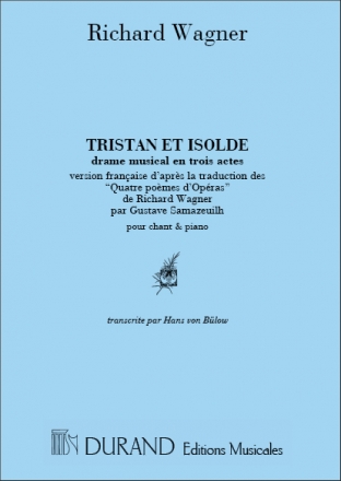 Wagner Tristan Et Isolde Cht-Piano (Fr-Allbulow-Samazuilh Canto (O Voce Recit) E Pianoforte