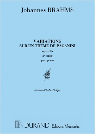 Variations sur un thme de Paganini op.35 vol.2 pour piano