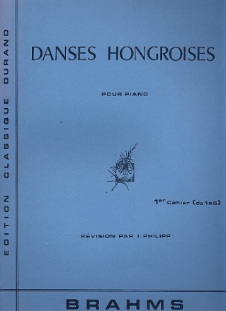 Danses hongroises vol.1 (nos.1-5) pour piano