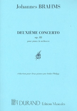 Concerto no.2 op 83 pour piano et orchestre rduction pour 2 pianos