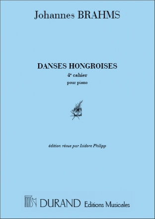 Brahms  Danses Hongroises Vol 4 Piano (17 A 21 Piano