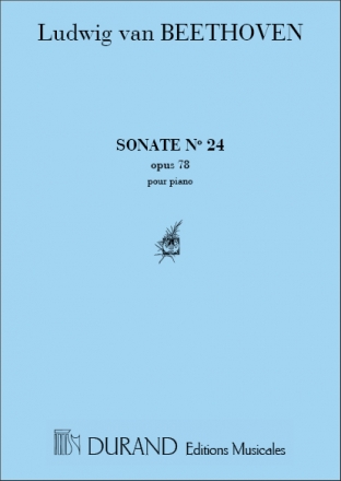 L.V. Beethoven Sonate En Fa Diesis Majeur Op 78 N 24 Piano Piano