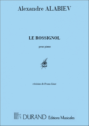 Le Rossignol pour piano