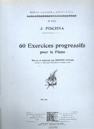 60 exercices progressifs pour le piano