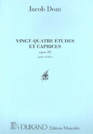 24 Etudes et caprices pour violon