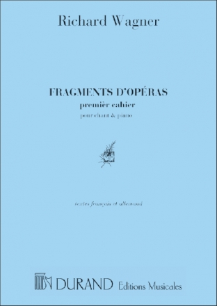 Wagner  Fragments Operas 1 Ch-P Vocal and Piano