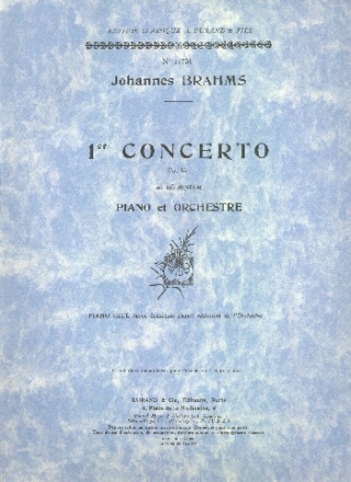 Concerto no.1 en re mineur op.15  Op 15 pour piano et orchestre 2 pianos