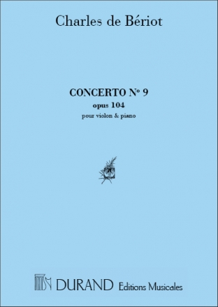 Beriot  Concerto Op 104 N 9 Violon-Piano Violin and Piano