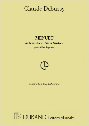 Debussy  Menuet Flute-Piano (Petite Suite) Flute or Flutes and Piano or Cemb