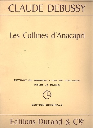 Debussy  Collines D'Anacapri Piano Piano