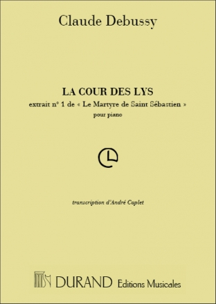 Debussy  Martyre.. Cour Des Lys Piano (Caplet Piano