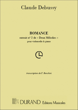 Romance (extrait no.2 de 'Deux Mlodies') pour violoncelle et piano