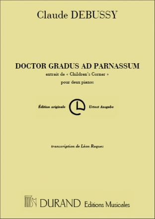 C. Debussy Doctor Gradus Ad Parnassum 2 Pianos 2 Pianos