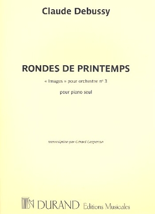 Rondes de printemps  pour piano