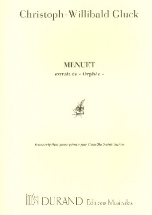 Menuet  d'Orphe pour piano