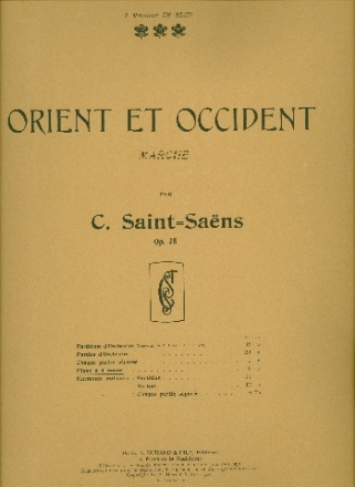 Orient et occident op.25 pour piano  4 mains