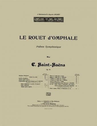 C. Saint-Saens Rouet D'Omphale 4 Ms Piano 4 hands