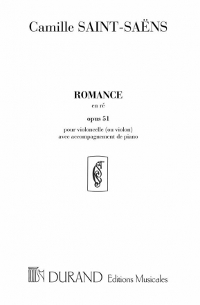 Romance en r op.51 pour violon et piano