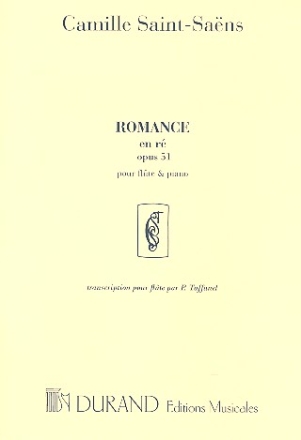 Romance en r-majeur op.51: pour flte et piano