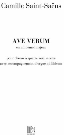 C. Saint Saens Ave Verum En Mi Bemol Majeur, Coro