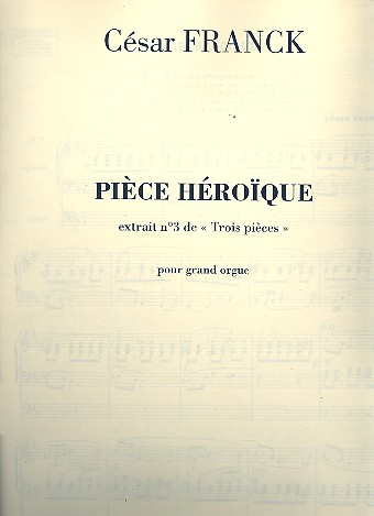 Pice hroique  pour orgue