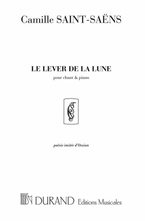 C. Saint-Saens Le Lever De La Lune Pour Chant Et Piano Vocal and Piano