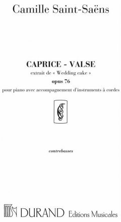 C. Saint-Saens Wedding Cake Cb Orch. Chamber music