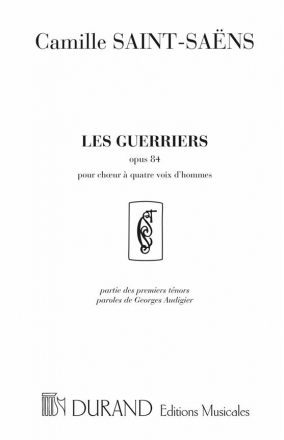 C. Saint-Saens Les Guerriers Tenors 1 Choir