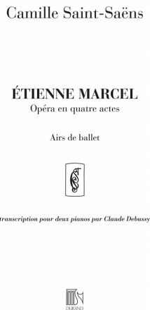 Saint-Saens  Etienne Marcel Air De Ballet 2 Pianos 2 Pianos