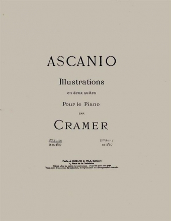 Saint-Saens  Ascanio 1 Suite Piano Piano