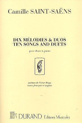 10 Mlodies et duos pour chant et piano (fr/en)