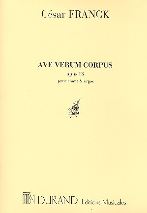 Ave verum op.13 fr Mezzosopran (Bariton) und Orgel