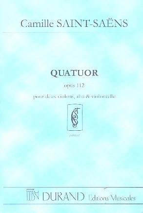 Quatuor a cordes op.112 partition