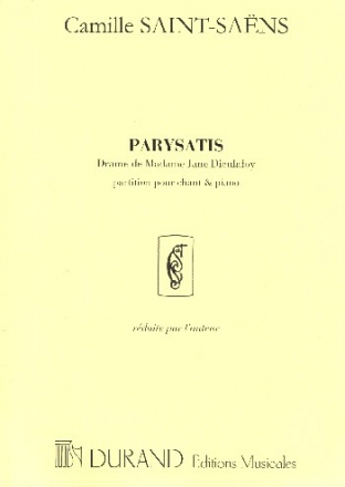 Parysatis pour chant et piano