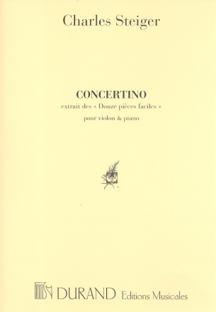 Concertino pour violon et piano