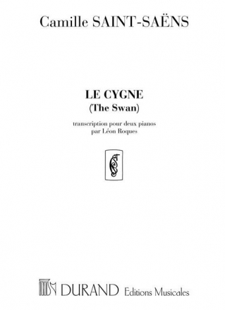 C. Saint-Saens Le Cygne 2 Pianos 2 Pianos