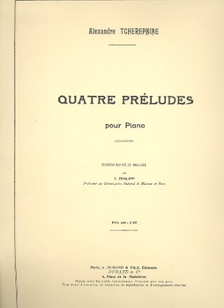 4 Prludes  pour piano