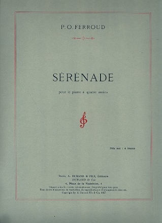 Serenade   pour piano  4 mains