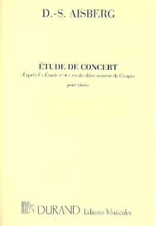 Etude de concert d'aprs l'tude no.4 de Chopin pour piano