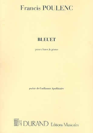 Bleuet, pour chant et piano