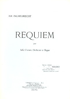 Requiem pour soli, choeurs et orgue partition miniature